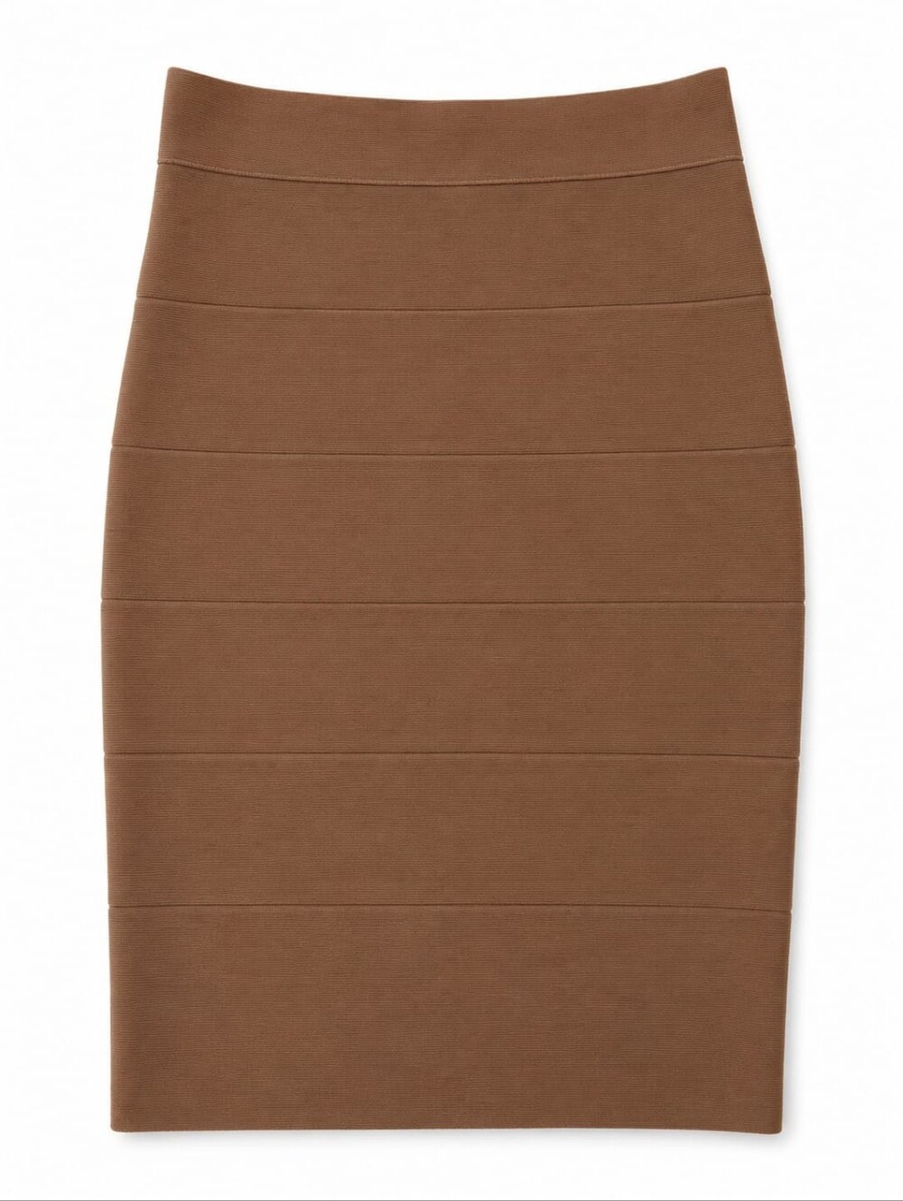 Romeo & Juliet Couture Brown Panel Pencil Skirt